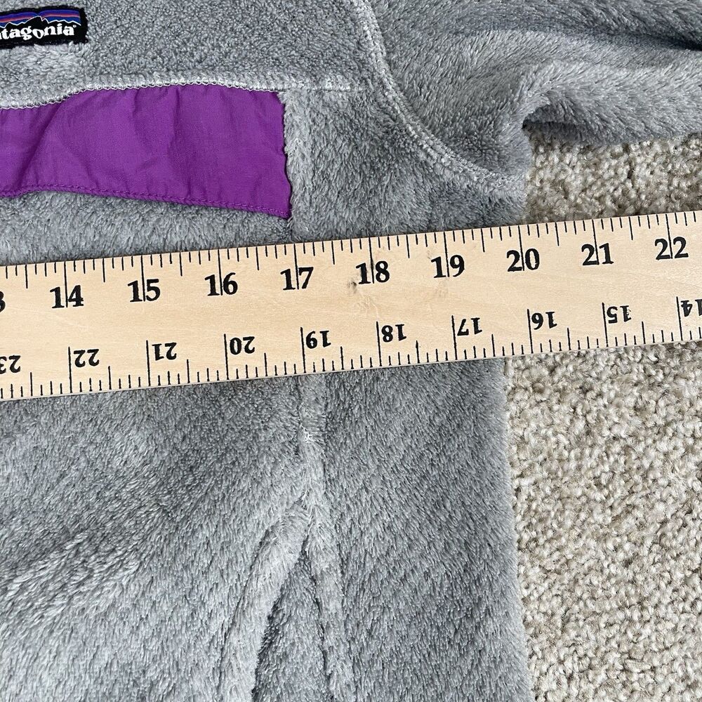 Patagonia Women's M Re‎ Tool Snap T Polartec Fleece Pullover Jacket Cozy Casual - Picture 12 of 13